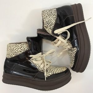 Jeffrey Campbell Ibiza Last 7 Animal ankle boots